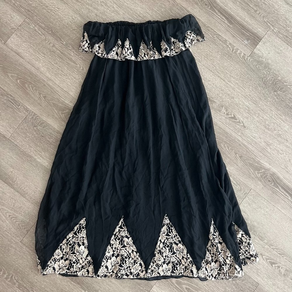Off the shoulder maxi dress from Anthropologie